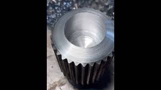 A Genius Mechanic REBUILDS Broken Pinion Shaft with Remaking Teeth On LATHE Machine [upl. by Hadeehuat]