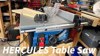 HERCULES 15 Amp 10inch Table Saw  4year review [upl. by Noreht148]