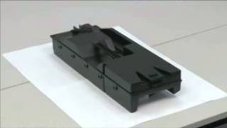 How to replace waste toner box OKI C900 [upl. by Lled493]