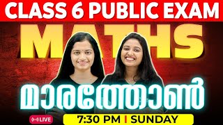 Class 6 Maths Public Exam  Maths Marathon  Exam Winner [upl. by Omrellug762]