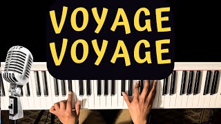 PIANO FACILE  DESIRELESS  VOYAGE VOYAGE [upl. by Zeidman]