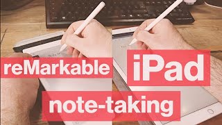 Remarkable 2 vs iPad pro  which is the best tablet for note taking for students and professionals [upl. by Ahnavas]