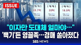 quot이자만 도대체 얼마야…quot 백기든 영끌족…경매 쏟아졌다 이슈라이브  SBS [upl. by Seagrave]