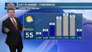 Patricks Thanksgiving PM Forecast 1128 [upl. by Fairman]