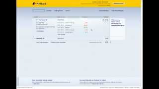 online banking Postbank Tutorial [upl. by Annovy]