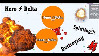 How not to play Agario  Delta Δ [upl. by Eelreveb]