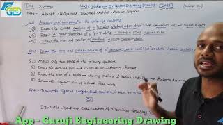 waste water and irrigation engineering drawing question paper 2021 [upl. by Froma598]