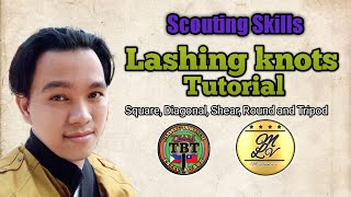 Lashing knots Tutorial by Micloventure [upl. by Meibers]