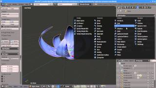 Blender Laplacian Deform Modyfikator [upl. by Yesima459]