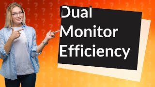 Does using two monitors use more RAM [upl. by Lanna619]