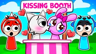 Sprunki But Wendas Kissing Booth [upl. by Irrok360]