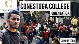 CONESTOGA COLLEGE ORIENTATION SEPTEMBER 2023  Conestoga college Doon campus full campus tour share [upl. by Alaet]