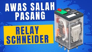 CARA KERJA RELAY SCHNEIDER  RXM [upl. by Anev546]