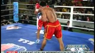 Farenas knocked out Thai boxer Kosol Sor Varapin in 2nd round  News TV All Sports [upl. by Astri]