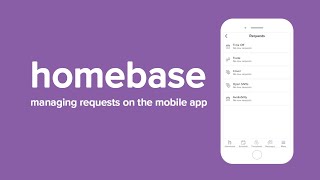 Managing Requests on the Mobile App  Homebase [upl. by Enneicul]