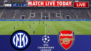 🔴In diretta Inter x Arsenal  UEFA Champions League Stagione 202425 Streaming della partita PES21 [upl. by Adnalu]