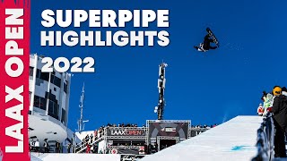 2022 Laax Open Superpipe Highlights [upl. by Verna]