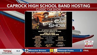 VIDEO Caprock High School Band hosting ‘Classic Car Show’ on Saturday [upl. by Eiramanig498]