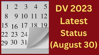 DV 2023 Latest Status August 30 [upl. by Nuahsyd251]