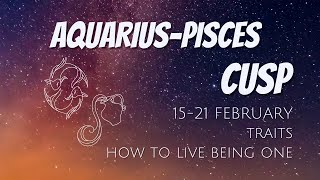 AQUARIUSPISCES CUSP February 1521 ✨ The Cusp of Sensitivity ✨ Everything you Need to Know [upl. by Novar]