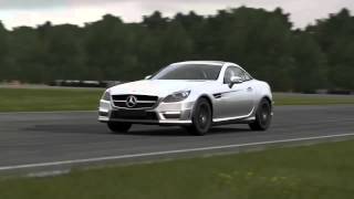 2012 MercedesBenz SLK55 AMG Top Gear Track [upl. by Whiteley499]