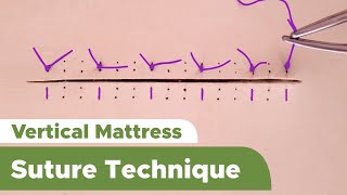 Suture Techniques and Training Series Interrupted Vertical Mattress Suture Technique [upl. by Haneen801]