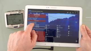 DiveMate USB 20 on a 10quot tablet and Galileo Sol [upl. by Blakelee106]