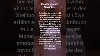 Monatshoroskop November shirts horoskop spiritualität esoterik hexe witchcraft [upl. by Shell764]