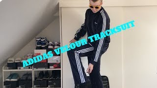 Full Velour Adidas Tracksuit [upl. by Deron235]