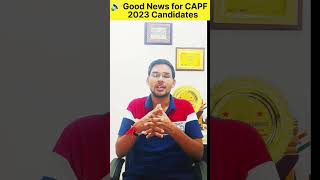 🔊Good News for UPSC CAPF 2023 Candidates  Updated Vacancies upsc capf capf2023 shorts capfac [upl. by Beaner]