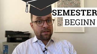 Semesterstart Mein wichtigster Tipp [upl. by Asiuol]