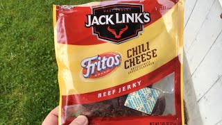 Jack Links quotFritos Chili Cheesequot Beef Jerky Review [upl. by Namsaj]