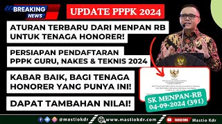 Aturan Terbaru Dari MenpanRB Kabar Baik Bagi Tenaga Honorer Yang Punya Ini di Seleksi PPPK 2024 [upl. by Eiggep]