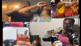 VLOGTOBER DAY 2425 Halloween Party Spooky Movie Night Slumber Party [upl. by Pallaten]