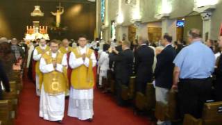 FSSP Presbyterial Ordination Denton NE USA 20100522 4  Recession [upl. by Ellimak]