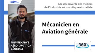 Technicien en maintenance aéronautique aviation générale [upl. by Nylatsirk]