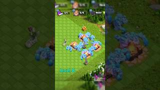 Ice Golem 🥶 All Levels  Clash Of Clans  shorts coc clashofclans [upl. by Angele14]