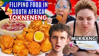 EXPERIENCE FILIPINO STREET FOOD TRYING TOKNENENG IN SOUTH AFRICA with SAUCE NI MANONG  EPI 138 [upl. by Siriso]