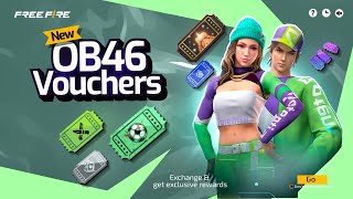 OB46 NEW VOUCHERS  FREE FIRE [upl. by Alenas615]