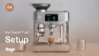 the Oracle™ Jet  Unboxing and setting up your coffee machine  Sage Appliances EU [upl. by Kwon208]