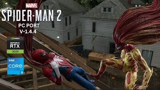 Marvels Spider Man 2 Peter VS MJ Scream PC PORT 1080P HD  RTX 3050 [upl. by Nylrebmik]