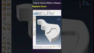 The secret to remove fillets in Abaqus [upl. by Adnalra]