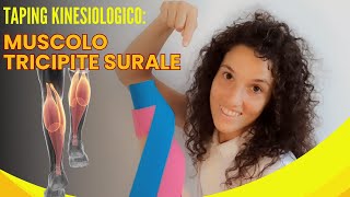 SOSTEGNO AL POLPACCIO con il taping kinesiologico [upl. by Pincince]