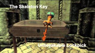 Skyrim How to obtain The Skeleton Key Unbreakable Lock Pick [upl. by Shep]