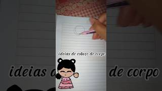 ideias de esboço corpodesenho tutorial esboço shorts [upl. by Etnoved]