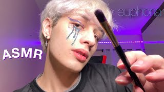 ASMR MAQUIAGEM PRA FESTA EUPHORIA [upl. by Edora243]