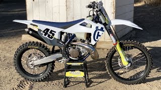 2020 Fuel Injected Husqvarna 300cc 2 Stroke RAW Motocross Action Magazine [upl. by Rede211]