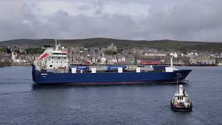 NorthLink Ferries Helliar amp MV Knab at Lerwick Shetland Islands [upl. by Sholeen377]