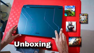 Acer Nitro 5 i5 12 th gen RTX 3050 Gaming Laptop Unboxing  Games Test [upl. by Monte]