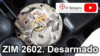 Reparación reloj a cuerda POBEDA Parte 2 Desarmar [upl. by Dulcia]